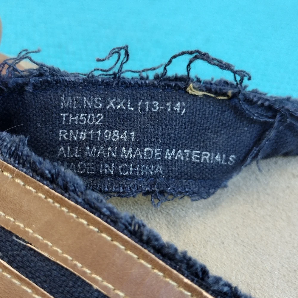 Tommy Hilfiger Men's Light Brown Sandals Flip Flops XXL ( 13 - 14)